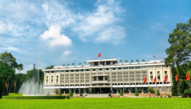 Independence Palace in Ho Chi Minh City Vietnam