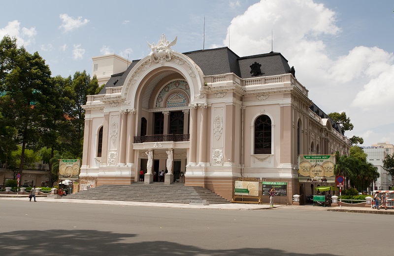 Saigon Opera House French colonial architecture