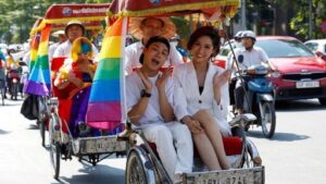 LGBTQ+ travelers enjoying a safe and inclusive holiday experience in Vietnam with Maverick Journeys