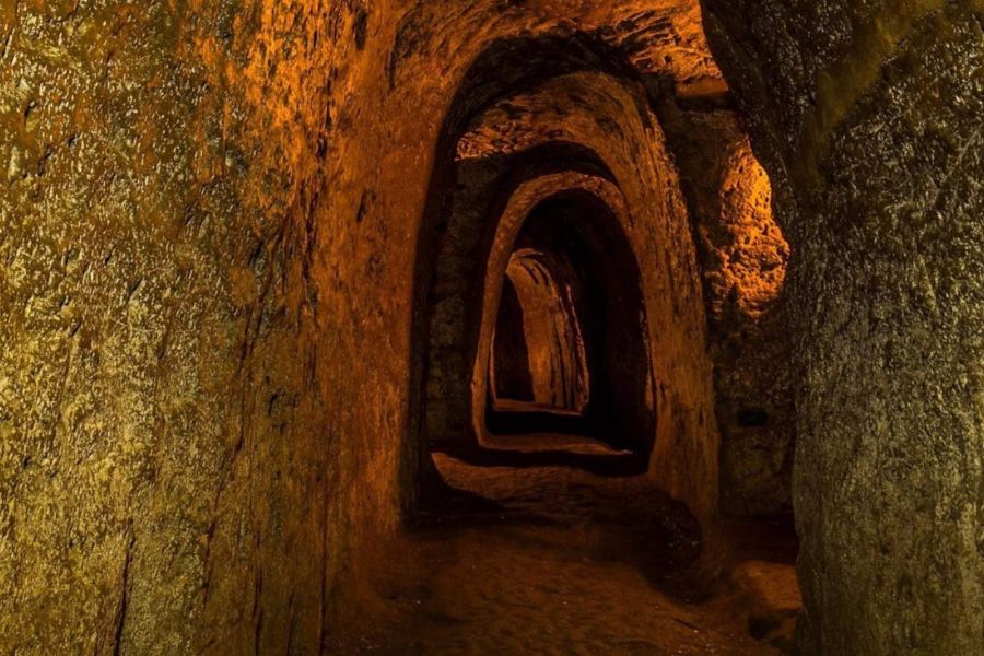 u Chi Tunnels exploration near Ho Chi Minh City
