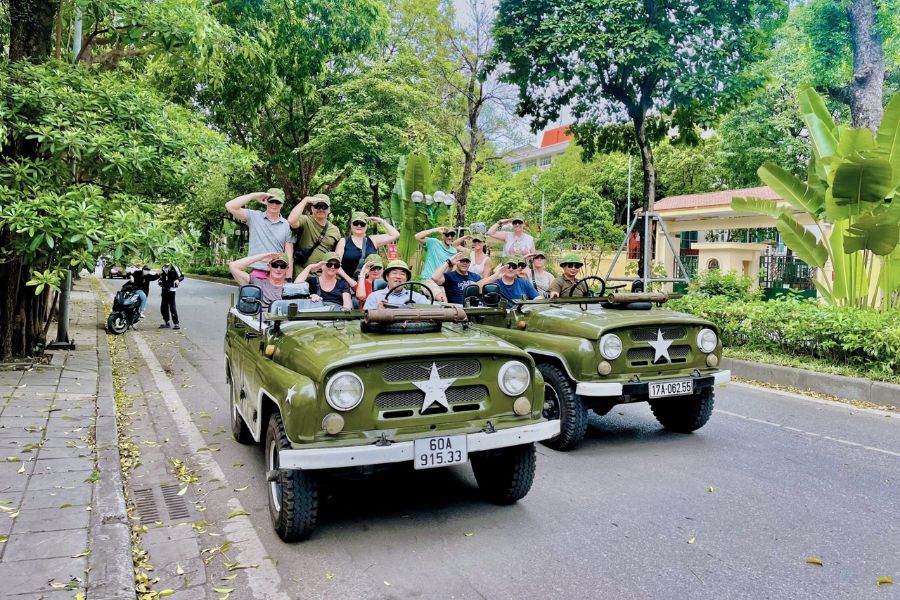 Hanoi jeep tour experience for first-time visitors