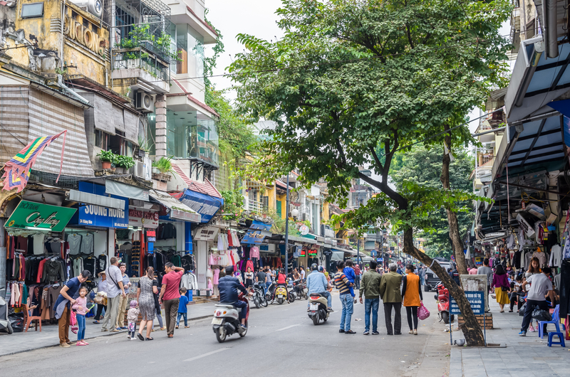 Hanoi Old Quarter in a Vietnam itinerary for first-time visitors
