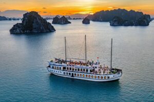 Lan Ha Bay overnight cruise during a Vietnam itinerary
