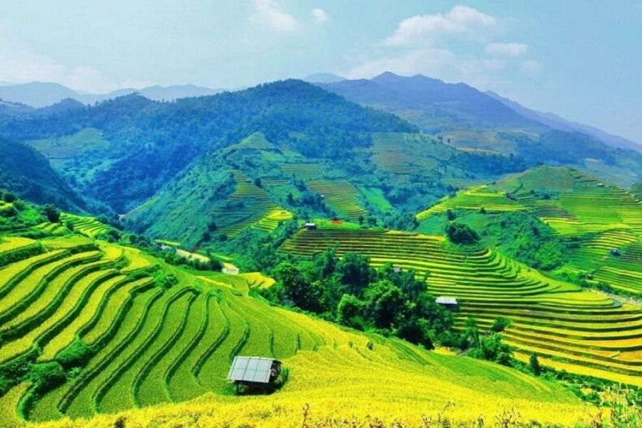 Travelers exploring scenic routes in Northern Vietnam