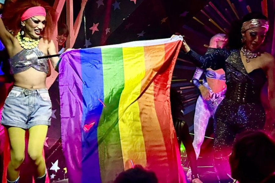 drag show performance at Vietnam LGBTQ nightclub