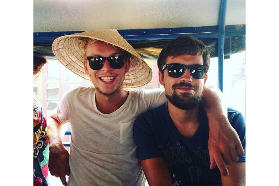 couple traveling Vietnam enjoying a safe and friendly environment