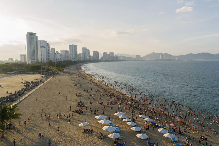 Nha Trang beach Vietnam social travel destination