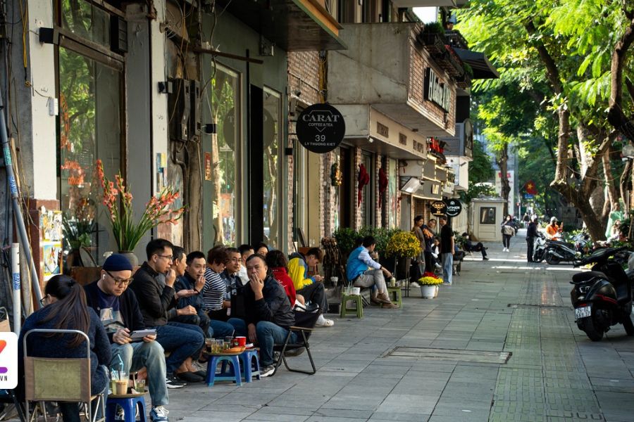 Authentic everyday local life in Vietnam