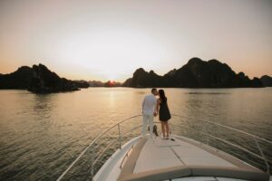 Vietnam for couples on a luxury cruise in Ha Long Bay