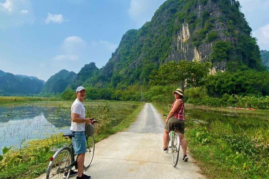 Vietnam for couples exploring the peaceful landscapes of Ninh Binh