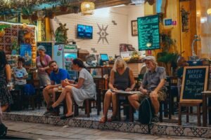 Vietnam coffee experiences in a local Vietnamese cafe