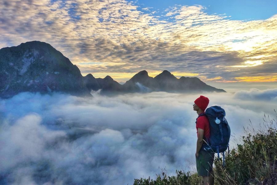 Traveler exploring Vietnam National Parks