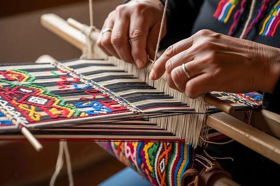 Traditional craft village and local artisan in Vietnam