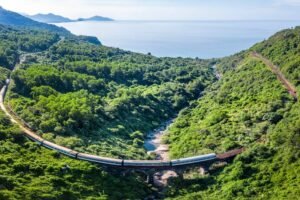 Vietnam Train Travel along the scenic Hai Van Pass