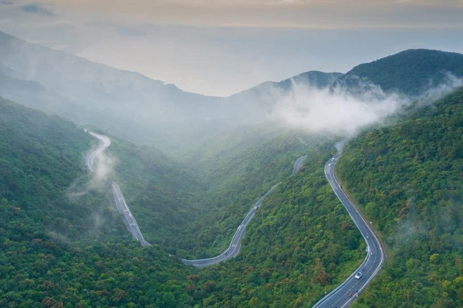 Hai Van Pass on a Vietnam Road Trip