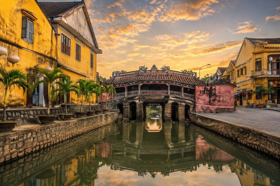 Historic religious architecture in Hoi An Ancient Town, Vietnam