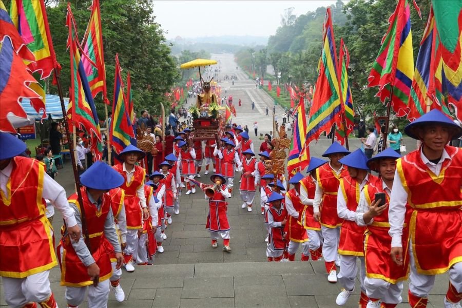 Hung Kings Festival at Phu Tho Vietnam