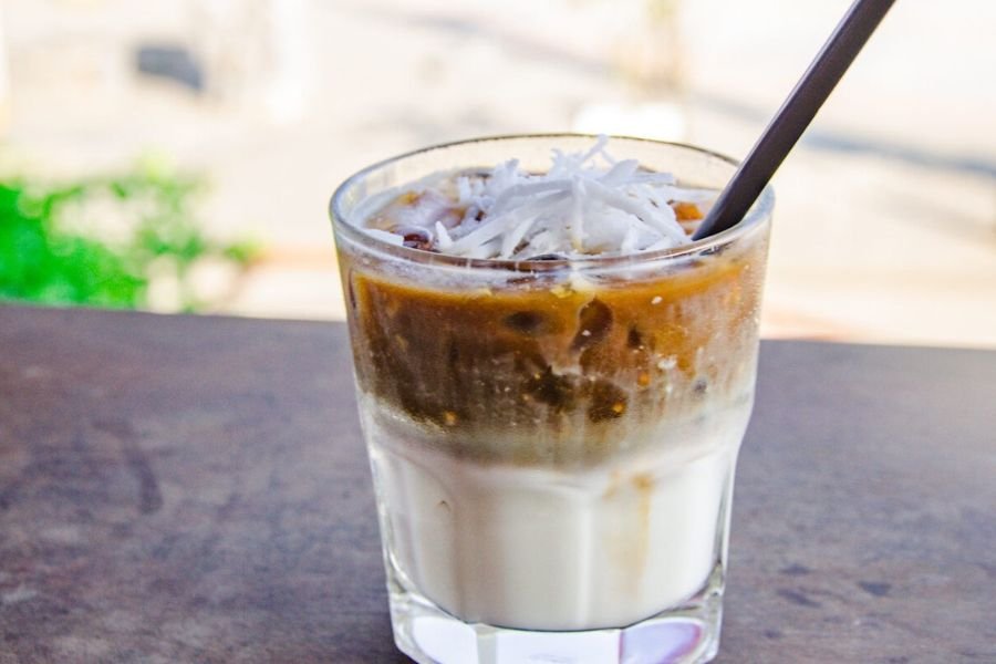 Vietnamese coconut coffee