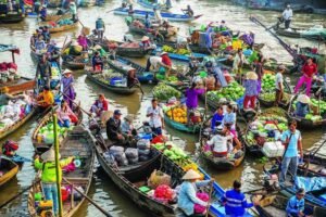 Vietnam Floating Markets in the Mekong Delta