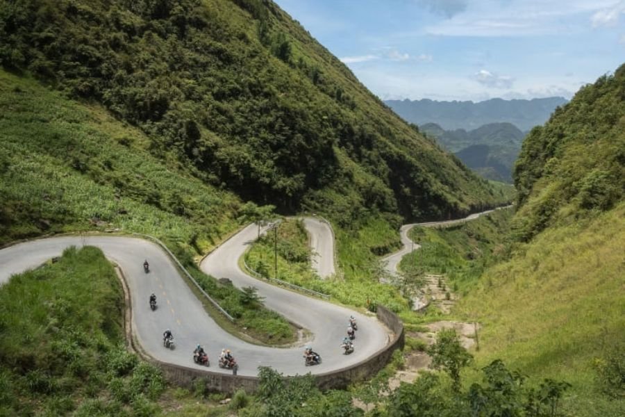 Motorbike journey through the Ha Giang Loop in Vietnam