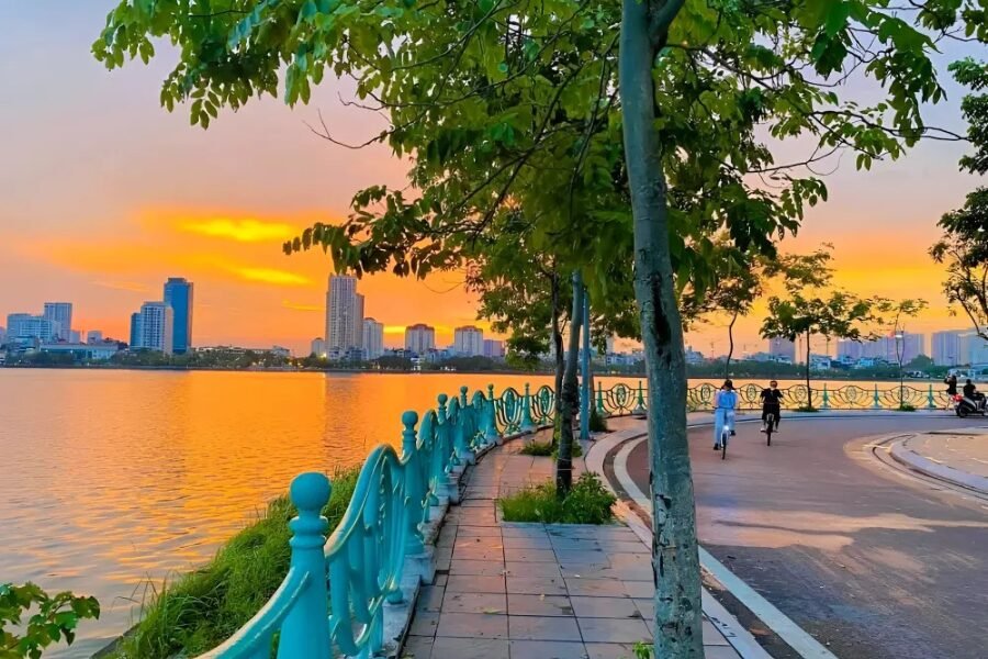 Hanoi during early autumn in September