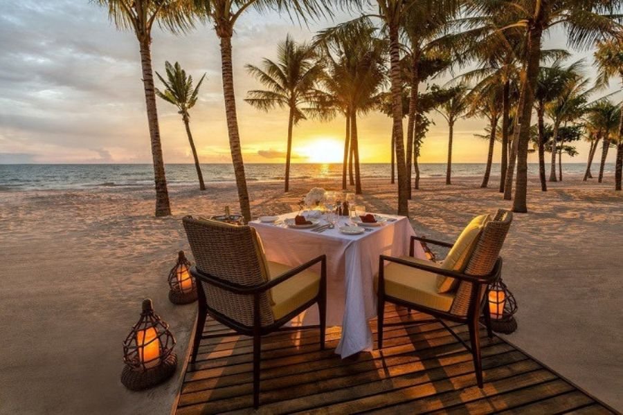 Romantic beach in Phu Quoc Vietnam