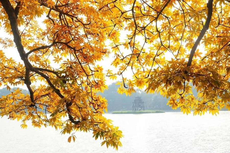 Hanoi in October during the autumn season