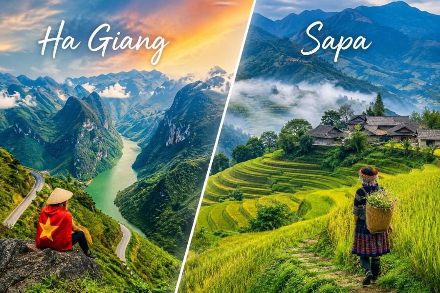 Sapa vs Ha Giang landscapes in Northern Vietnam